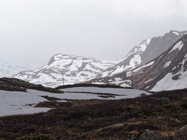 Fahrt durch die Jotunheimen Bergwelt