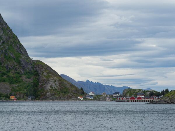 Auf dem Weg über die A10 bis nach Å i Lofoten
