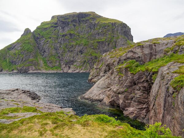 Am Ende der Straße bei Å i Lofoten