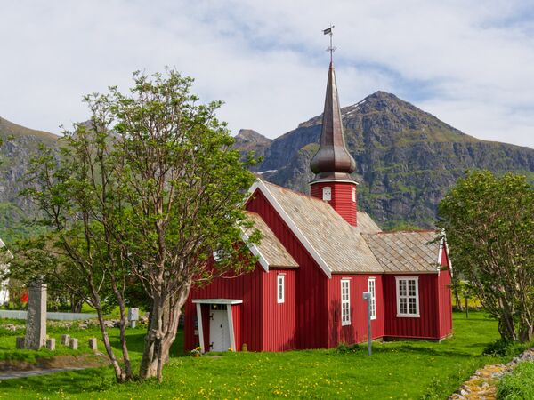 Die Kirche von Flakstad