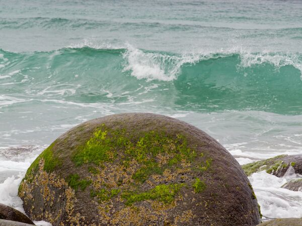 Sturm an der Unstadstranden