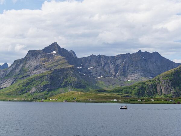 Auf dem Weg über die A10 bis nach Å i Lofoten