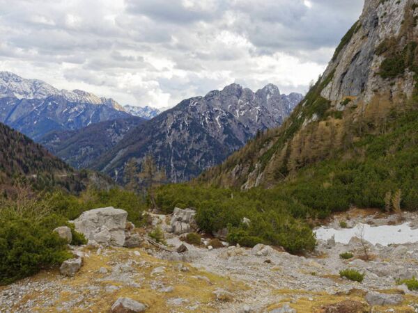 Aufstieg zum Vrsicpass