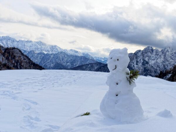 Winter am Vršičpass