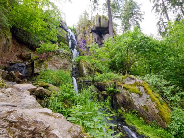 Blumenthaler Wasserfall im Erzgebirge