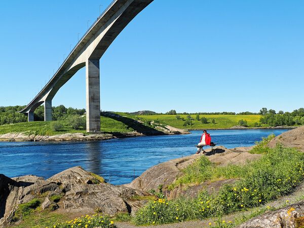 Brücke über den Saltstraumen