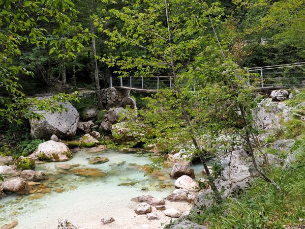Unterwegs an der Soca