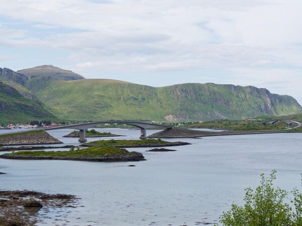 Auf dem Weg über die A10 bis nach Å i Lofoten