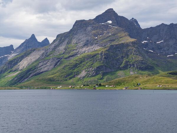 Auf dem Weg über die A10 bis nach Å i Lofoten