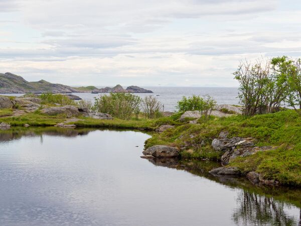 Am Ende der Straße bei Å i Lofoten