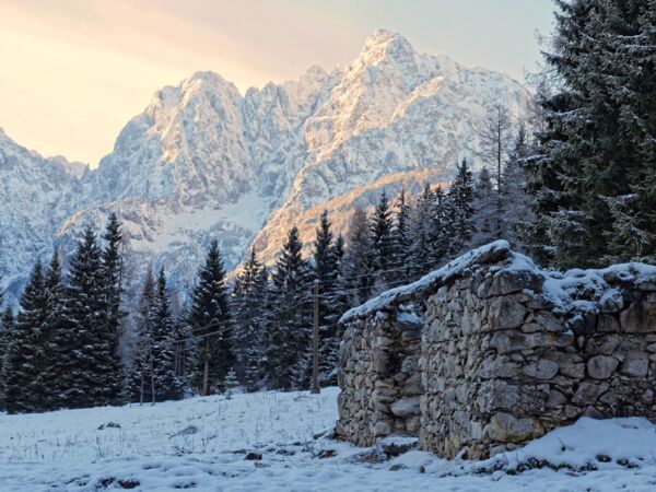 Winter am Vršičpass