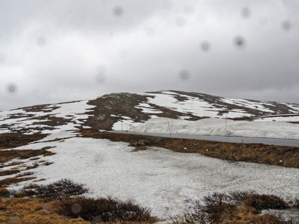 Fahrt durch die Jotunheimen Bergwelt