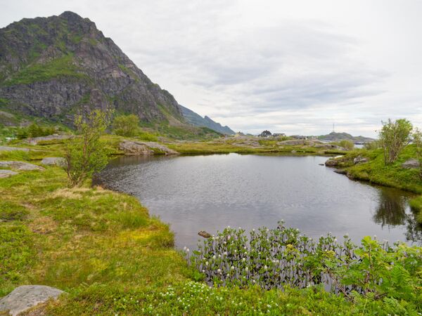 Am Ende der Straße bei Å i Lofoten
