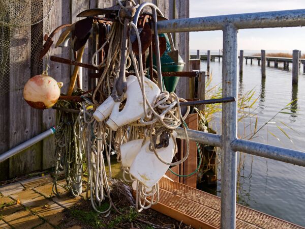 Winterruhe am Hafen von Dierhagen
