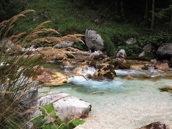 Unterwegs an der Soca