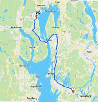 Durch den Oslo Tunnel zum ersten Quartier in Norwegen