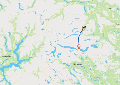 Entlang des Jotunheimen Nationalparks