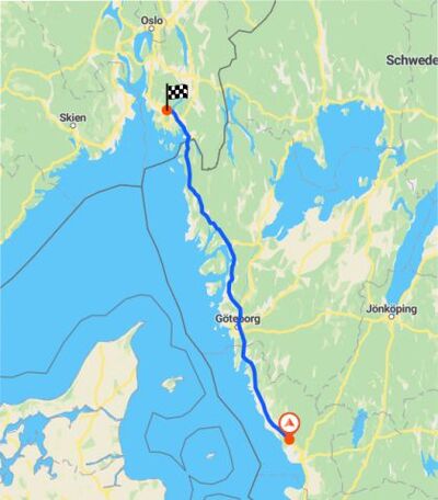 Von Schweden nach Norwegen