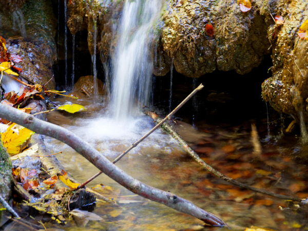 Der kleine Wasserfall