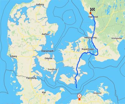 Ab Rostock mit der Fähre durch Schweden